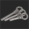 thumbnail image 2 of Expansion Bolts Standard, 304 Stainless Steel Expansion Screw Hook, Eyebolt Expansion Bolt Loop Swing Hook M6 M8 M10-M20 1pcs (Length : 50mm, Size : M6), 2 of 4