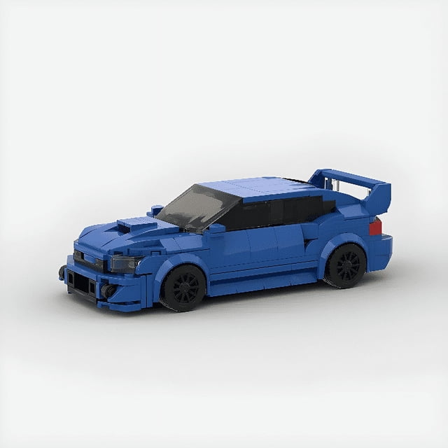 Bloques de construcción de juguete para coche de juguete Lego Subaru Wrx azul, compatible con coches Lego, gran regalo, 303 piezas