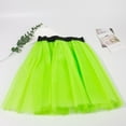 thumbnail image 3 of WUANDIXFA Tulle Skirt Toddler Princess Skirt for Girls Tutu Skirt Toddler Cute Party Dance Skirt Solid Color Star Tulle Green,3-8 Years, 3 of 3