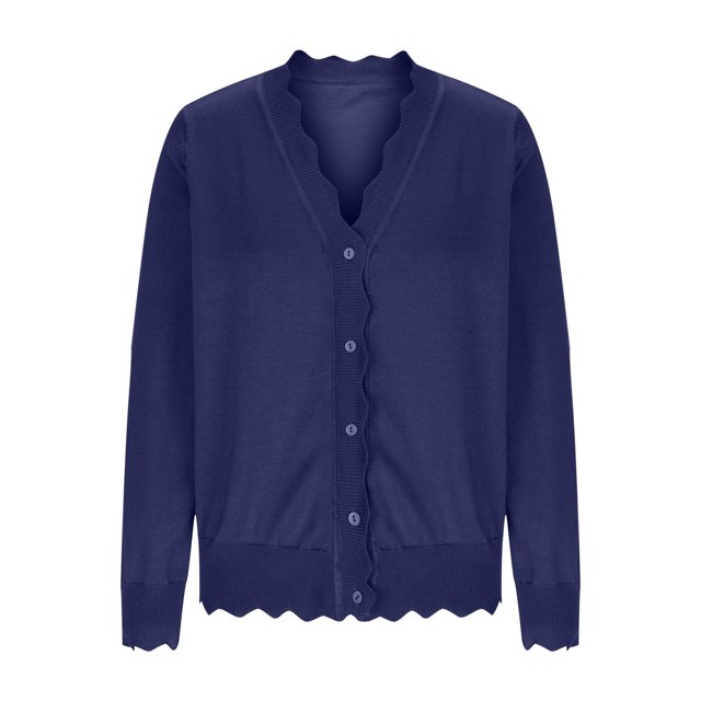 Erwazi Cardigan Sweaters for Women Fall Trendy Button Down Open Front Lightweight Cardigans