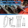 thumbnail image 2 of Unique Bargains 1 Set Driver Side Power Steering Pump Bracket Adjustable Kit for Chevy 265 283 305 327 Silver Tone, 2 of 7