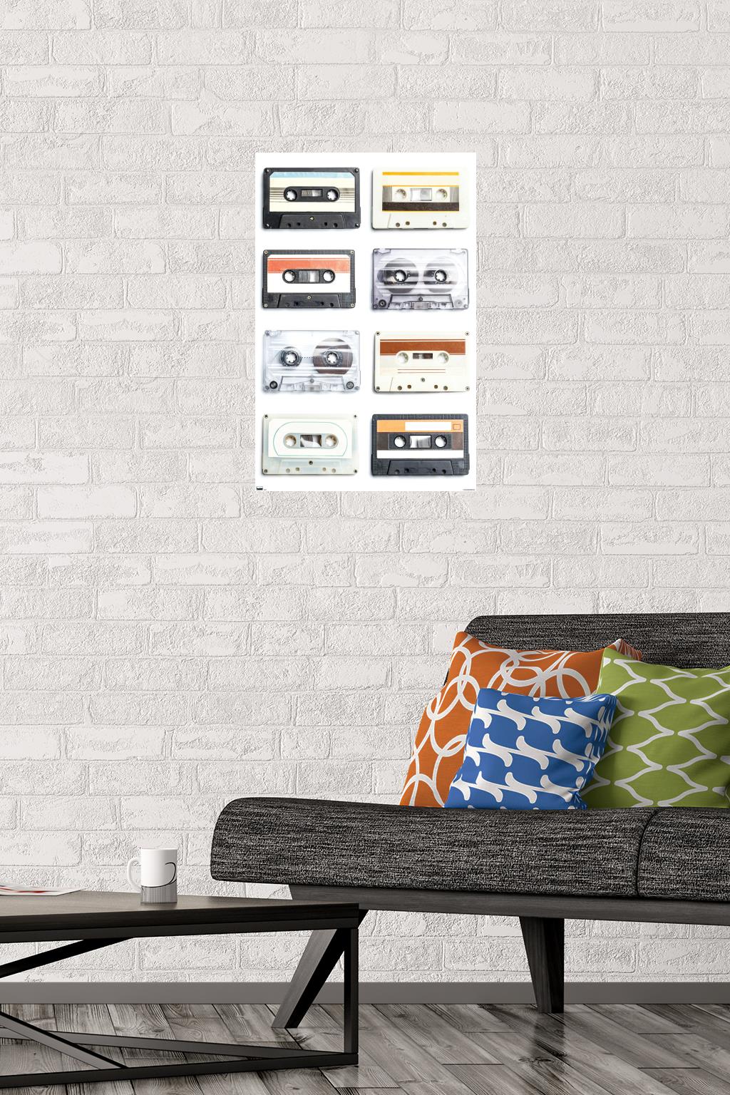 Cassettes Wall Poster, 14.725" x 22.375"