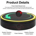 thumbnail image 2 of ComXim Rotating Display Stand Easy to Switch Direction, Adjustable Speed, Used for Product Display, Jewelry, Shoes Shooting and Display (4.53inch/Black/(3PCS per pack)), 2 of 6