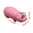 thumbnail image 4 of Cool Lighters Unique Lighters Cute Pink Pig Novelty Funny Lighters Soft Flame Refillable Butane Cool Lighter Animal Torch Lighter Butane Not Included Lighter & Tabletop Decorations, 4 of 7