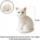 thumbnail image 2 of Lindo Juguete de Peluche de Gato Blanco 10.2'' Gatito Suave y Abrazable Muñeco de Animal de Peluche para Amigos Regalo de Peluche para Mascota, 2 of 4