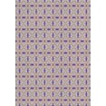 thumbnail image 1 of Ahgly Company Indoor Rectangle Patterned French Lilac Purple Novelty Area Rugs, Swatch Sample, 1 of 6
