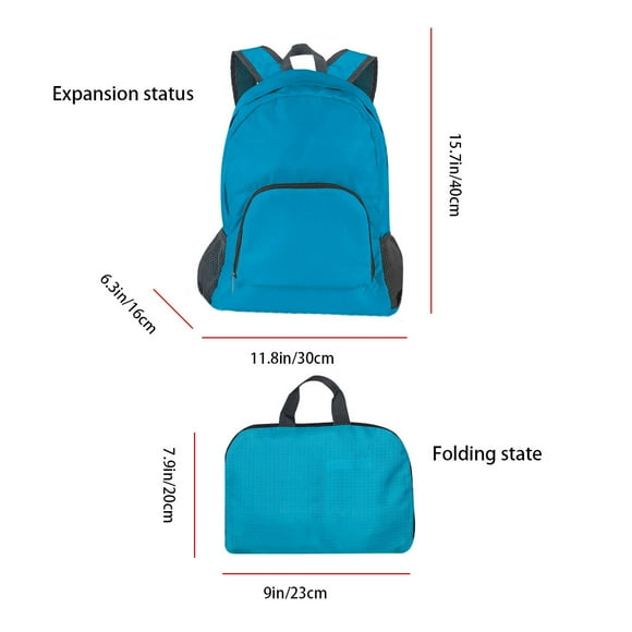 Travel Hiking Daypack Anti Theft School Bag Waterproof Pack Portable Folding Backpack Outdoor Travel Backpack