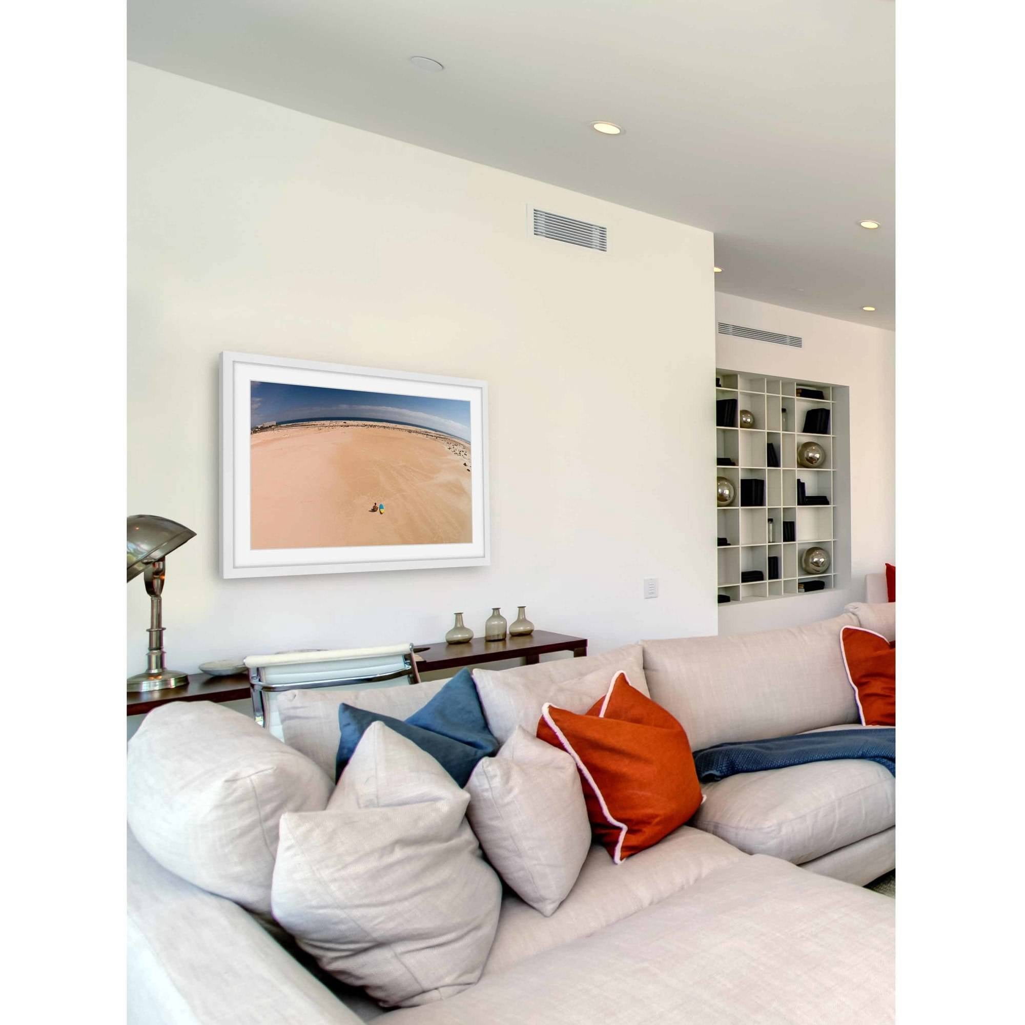 Marmont Hill "Lone Surfer's View" by Karolis Janulis Framed Painting Print