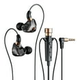 thumbnail image 3 of Hi-fi Wired Headphones with Mic Noise Cancelling Dynamic In-ear Earbuds Bass Music Headset for Sports Fitness, 3 of 8