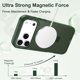 thumbnail image 2 of Funda Casehas para iPhone 17 Pro 6.3" con Soporte Magnético Verde, 2 of 8