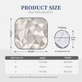 thumbnail image 4 of Multi-Size 2pce Car Front Glass Visor Collapsible Sunscreen No Odor Comfortable For Most Cars Suv Trucks Lightslategray Geometric Lines_2, 4 of 7