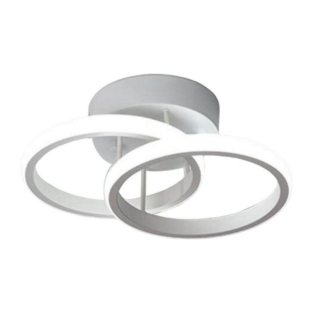 pitrice LED Ceiling Light Lighting Fitting Lighting Ceiling Fixture Flush Mount Simple Modern Downlight for Entrance Aisle white 24脳16脳12.5cm