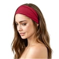 thumbnail image 3 of Zynoxe Womens Wide Elastic Headband for Yoga and Sports Comfy Casual Solid Color Workout Headband, 3 of 6