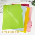 thumbnail image 2 of 2 Set Dividers with Two Pockets,Tab Binder Dividers for 3 Ring Binder Organizer,Binder Divider with Tabs for School Office and Home Organization,Plastic Dividers with Pockets,Binder Folders(10Pcs), 2 of 5