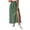 Green, variant on Women's Printed Maxi Skirt with Side Slit, Casual High Waist Flowy Long Skirt, Boho Summer Skirt for Vacation, Beach and Daily Wear,Black,M