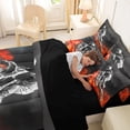 thumbnail image 4 of Castle Fairy Grunge Motocross Bike Bedding Comforter Set 7 Pieces for Youth, Intense Off-Road Graphic Full Bedding Set for Bedroom, Black Red,Black Reversible, 4 of 7