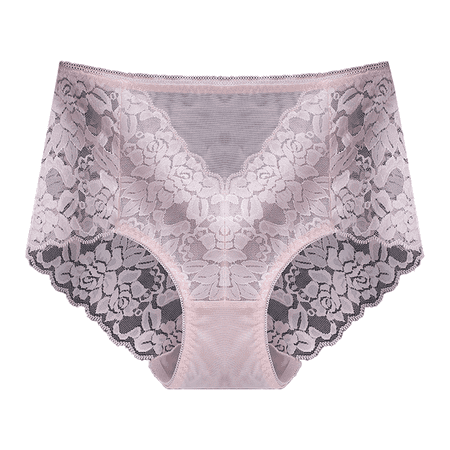 Fulorrnie Underwear for Women High Waisted Comfort Breathable Briefs Panty Elastic Waist Stretchable Panties  Pink  12