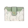 thumbnail image 1 of Women's Floral Purse Slim Card Holder Compact Wallet Stylish Clutch For Daily Use Practical Accessory Lightweight Secure, 1 of 4