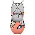 thumbnail image 5 of The Powerpuff Girls Women's One-piece Swimsuit Bathing Suits High Neck Tummy Control Swimwear Swim Suit M, 5 of 7