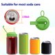 thumbnail image 4 of Tapas para Latas Refresco Con Pajitas Cubierta A Prueba Fugas Enlatadas Jugo () Verde, 4 of 6