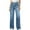 Light Blue, variant on CQONEPT Womens Wide Leg Jeans Trendy Elastic Waist Denim Pnats with Pockets Drawstring Stretchy Straight Leg Baggy Pants Light Blue XL