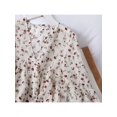 thumbnail image 4 of Fashion Women's Spring And Summer V Neck Floral Print Sweet Small Fresh Long Sleeves Chiffon Shirt Blouses, 4 of 5