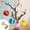 Large, variant on 6 Pcs Satin Balls Christmas Ball Ornaments Christmas Tree Ball Decorations, Silk Thread Ball Ornaments Christmas Tree Ball Decorations Holiday Party Decorations