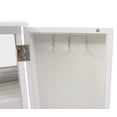 thumbnail image 3 of Elegant White Mirrored Jewelry Box with Lattice Doors and Multi-Compartment Interior Storage, 3 of 5