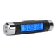 thumbnail image 1 of Termómetro digital para tablero de instrumentos, termómetro digital 2 en 1 para automóvil, termómetro digital automático, reloj automático, medidor digital, artesanía excepcional, 1 of 9