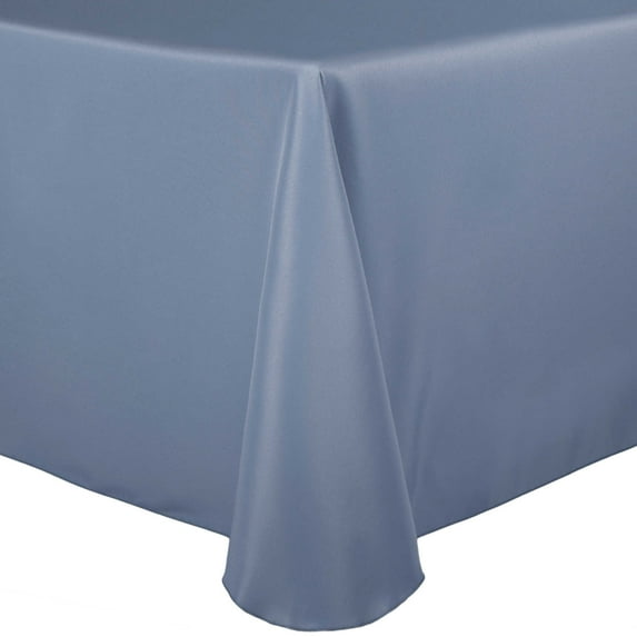 Ultimate Textile 60 x 102-Inch Oval Polyester Linen Tablecloth