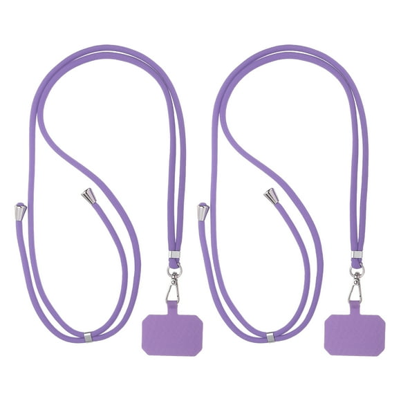 Uxcell Smart Phone Lanyard, Universal Cell Phone Lanyard Adjustable Phone Strap Crossbody Purple