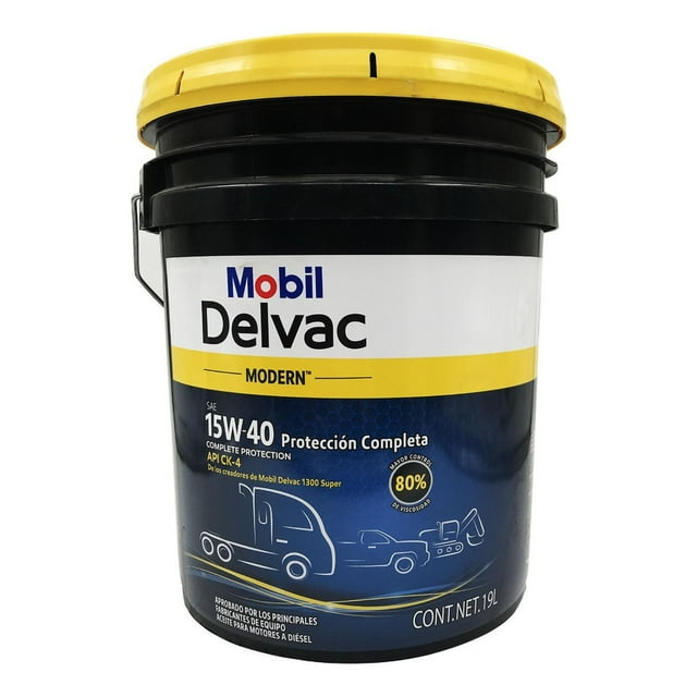 Cubeta de Aceite MOBIL 15W40 CK-4 19L