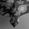 thumbnail image 5 of Pioneer Flower Floral Print Pattern Square Tablecloth, Waterproof Wipeable Spillproof Washable Table Cover for Home Kitchen Party Decor, 60"x60", 5 of 6