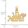 thumbnail image 5 of 14K Two Tone Gold We Love Nana Charm Grandma Jewelry, 5 of 5