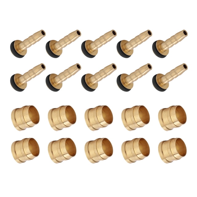 10 Set Hydraulic Disc Brake Hose Olive Connector Insert, Anti rust and Durable, Perfect Fit for Disc Brake Hose, Easy to Install, Convenient to Use, Nice Replacement for Bicycle