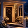thumbnail image 6 of Crystal Cascade Christmas Light, Hanging Snowflake & Crystal LED Porch Decor, Christmas Hanging Decoration, for Porch & Window, Crystal Pendant(C), 6 of 6