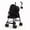 Black, variant on Foldable Pet Stroller for Small Dogs & Cats – Lightweight Portable Dog & Cat Carrier with 361° Swivel Front Wheels, Breathable Mesh, Cup Holder & Large Storage – Easy One‑Hand Fold