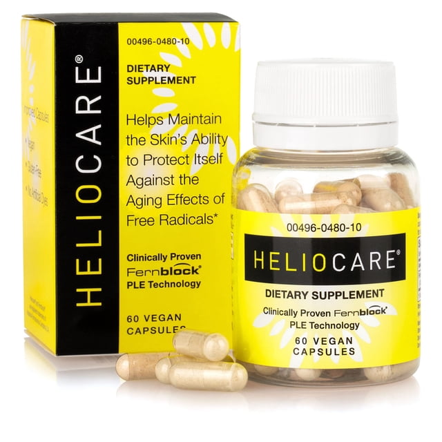 Complemente el cuidado de la piel Heliocare con 240 mg de Polypodium Leucotomos