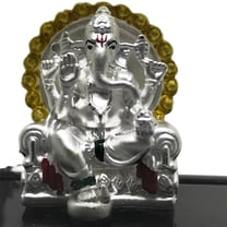 999 Pure Silver Ganesh / Ganpathi idol / Statue / Murti (Figurine #12B)