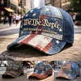 thumbnail image 3 of Lispipm Womens and Mens Fashion Baseball Cap USA 250 Year Anniversary Breathable Patriotic Hat for Outdoor Travel Blue, 3 of 5