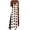 Multicolor, variant on Iyufng Midi Dresses for Women Independence Day Fashion Print Round Neck Dress