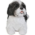 thumbnail image 4 of Hi-Line Gifts 14.5" Black Lying Puppy Shih Tzu Outdoor Garden Statue, 4 of 5