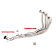 thumbnail image 2 of Motorcycle Exhaust Front Middle Link Pipe Systems Exhaust Pipe Fits 51mm Muffler For Kawasaki Z900RS 2017-2021, 2 of 4