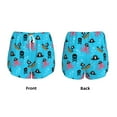 thumbnail image 3 of Honeii pirate Octopus print a double-layered women's running short, ideal for gym, tennis, and various activities, complete with a practical pocket-XX-Large, 3 of 7