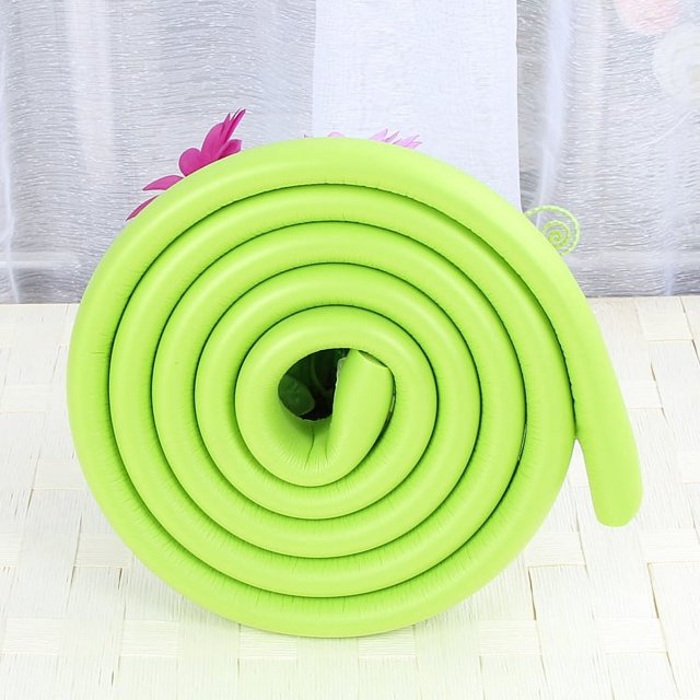 Tira anticolisión en forma de U engrosada y ensanchada, mesa de té de vidrio multifuncional para niños, tira de protección de seguridad contra golpes con esponja