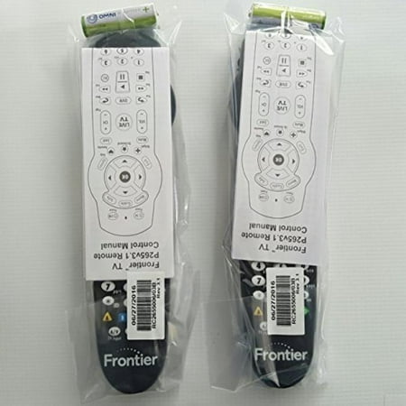 NEW! 2-PACK Verizon Frontier Model P265v1.1 Remote Controls for FIOS Set-Top Box & Many
