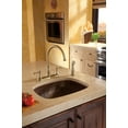 thumbnail image 4 of Delta Cassidy Two Handle Kitchen Faucet with Spray, Polished Nickel, 4 of 7