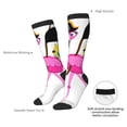 thumbnail image 3 of Daiia Sports Socks It'S Flamazing To Be A Pirate Printed Novelty Crew Socks for Men Women Knee High Socks Cotton Socks Soft & Breathable Support Unisex Socks, 3 of 9