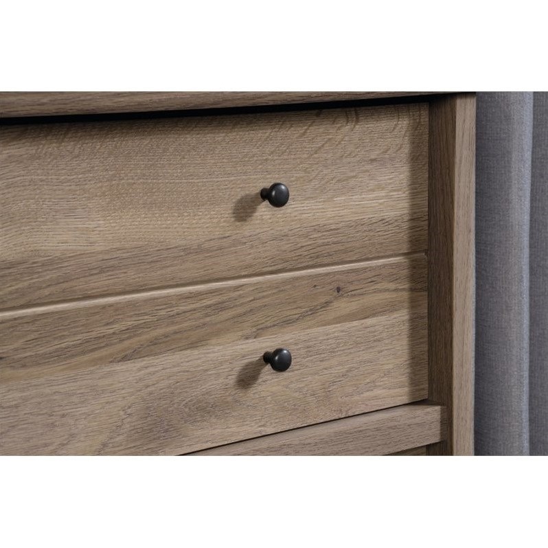Salt Oak Finish Sauder Barrister Lane 4 Drawer Chest Dressers