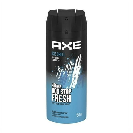 AXE Ice Chill, Frozen Mint and Lemon Deodorant and BodySpray (Pack of 6)